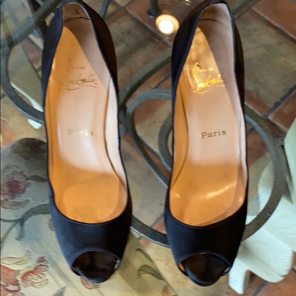 Heels 5” in heel open toe